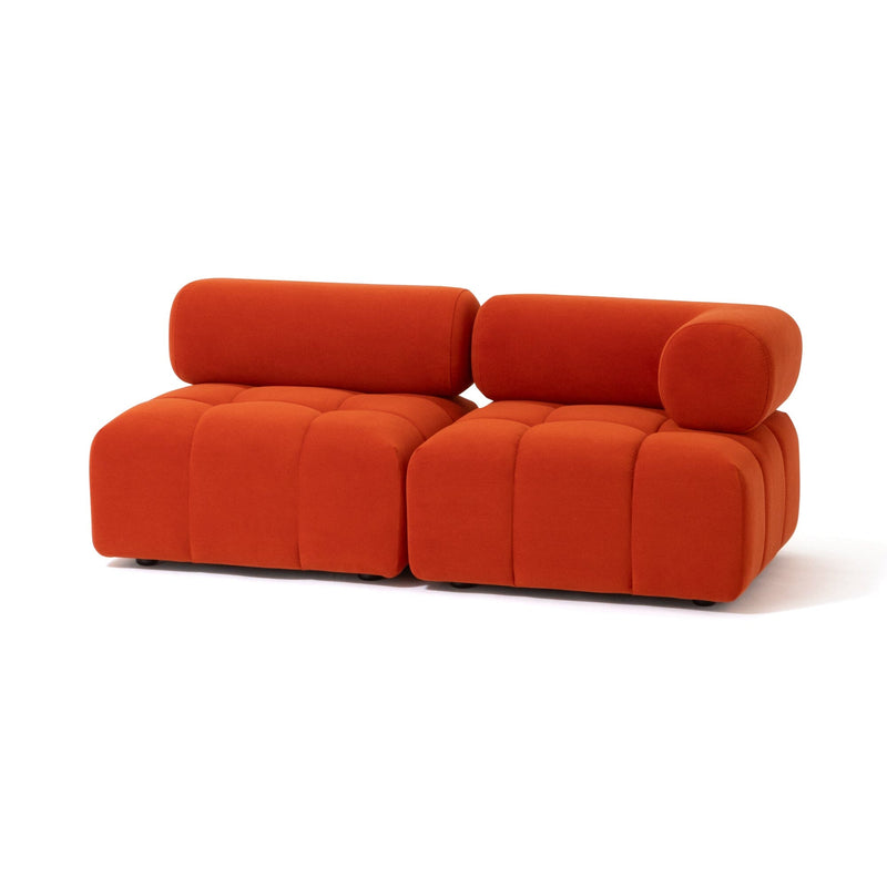 Puffy Sofa Arm L Orange W795×D795×H630