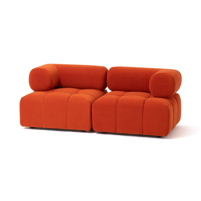 Puffy Sofa Arm L Orange W795×D795×H630