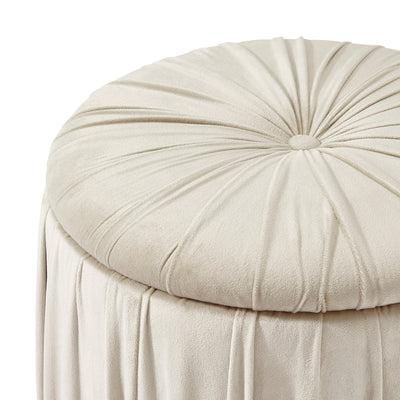 Plisse Stool Gray X Beige