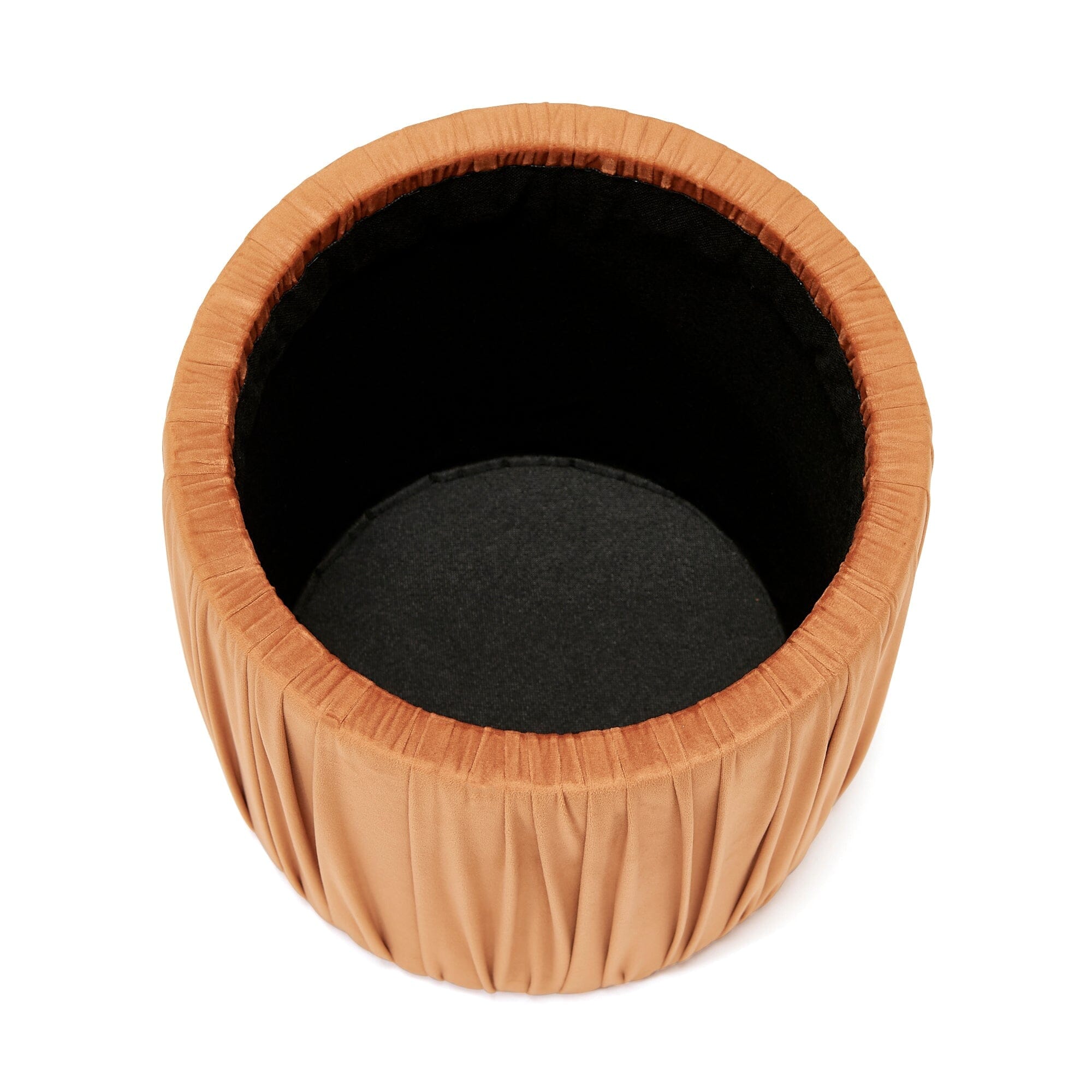 Plisse Stool Orange