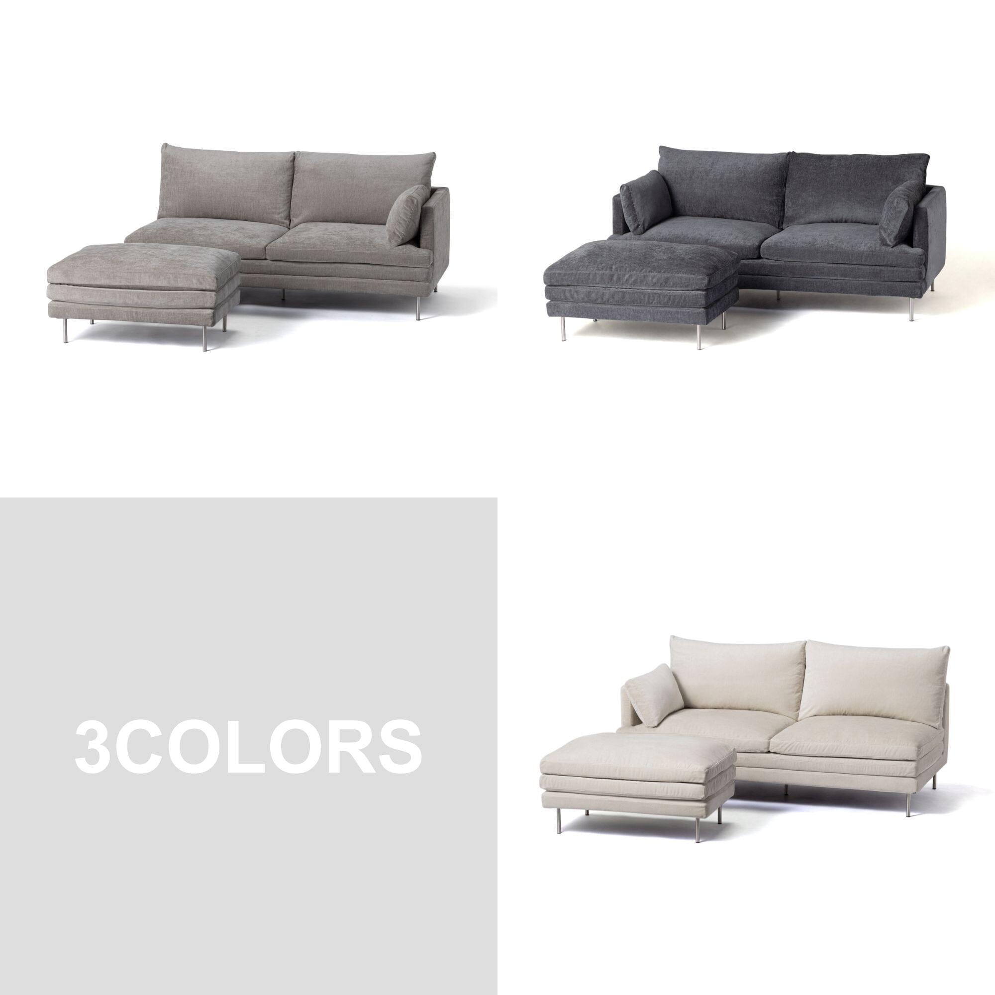 Large Sofa 3S Gray