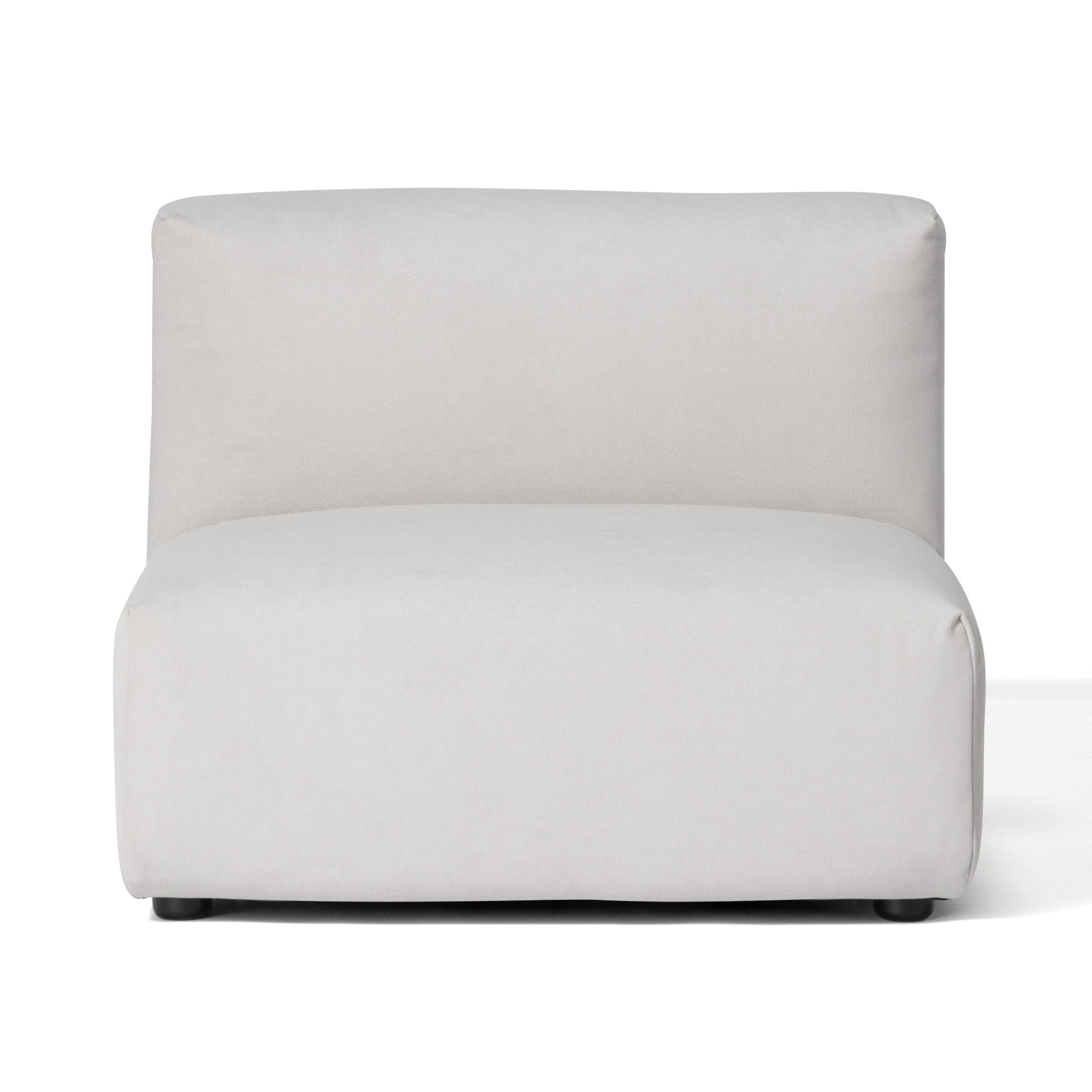 Aurea Armless Sofa 1-Seat  Gray