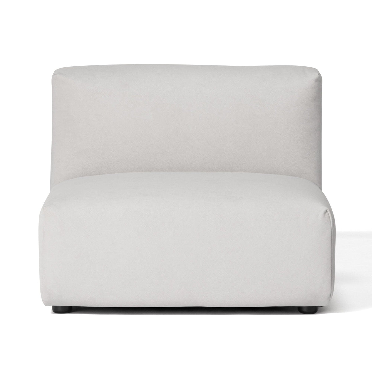 Aurea Armless Sofa 1-Seat  Gray