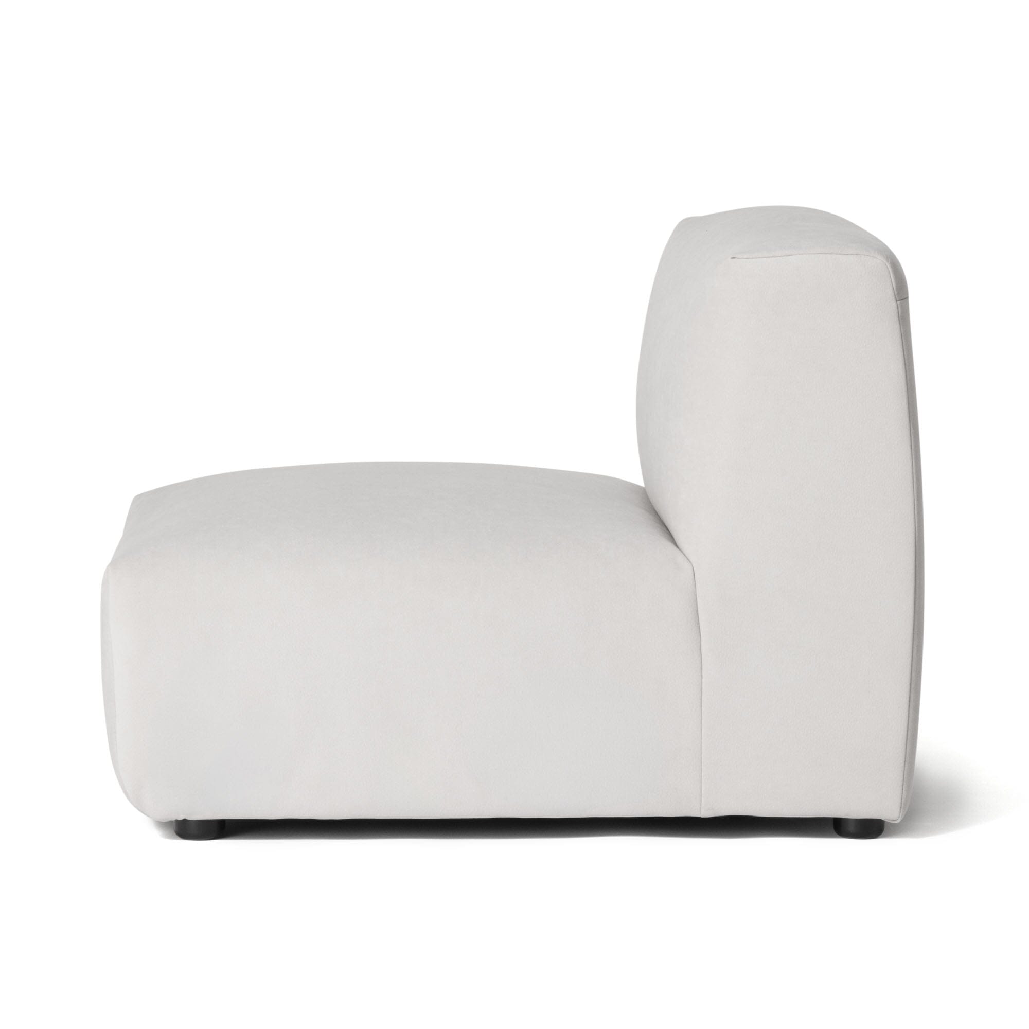 Aurea Armless Sofa 1-Seat  Gray