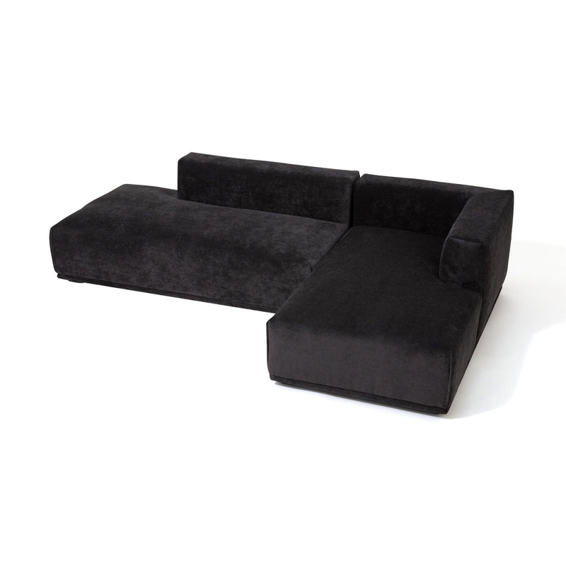 Mehne Sofa Right Black (W1460 Xd810Xh580)