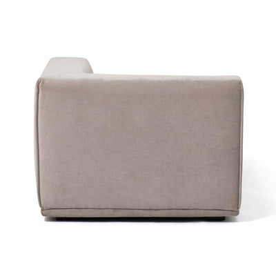 Mehne Couch Right Light Gray (W810×D1460×H580)