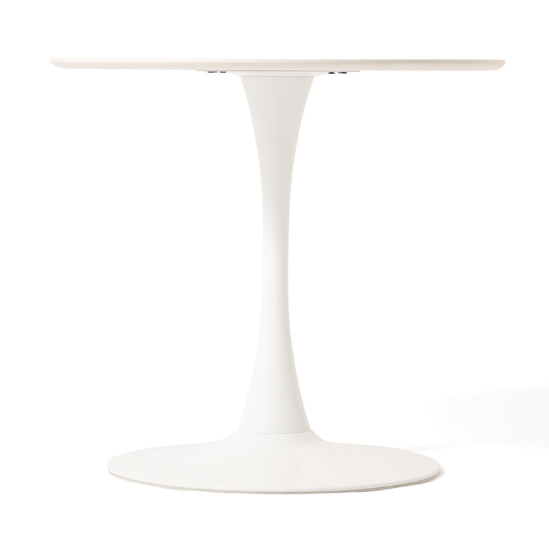 Delicat Dining Table Φ800 White W800×D800×H730