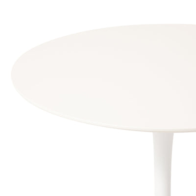 Delicat Dining Table Φ800 White W800×D800×H730