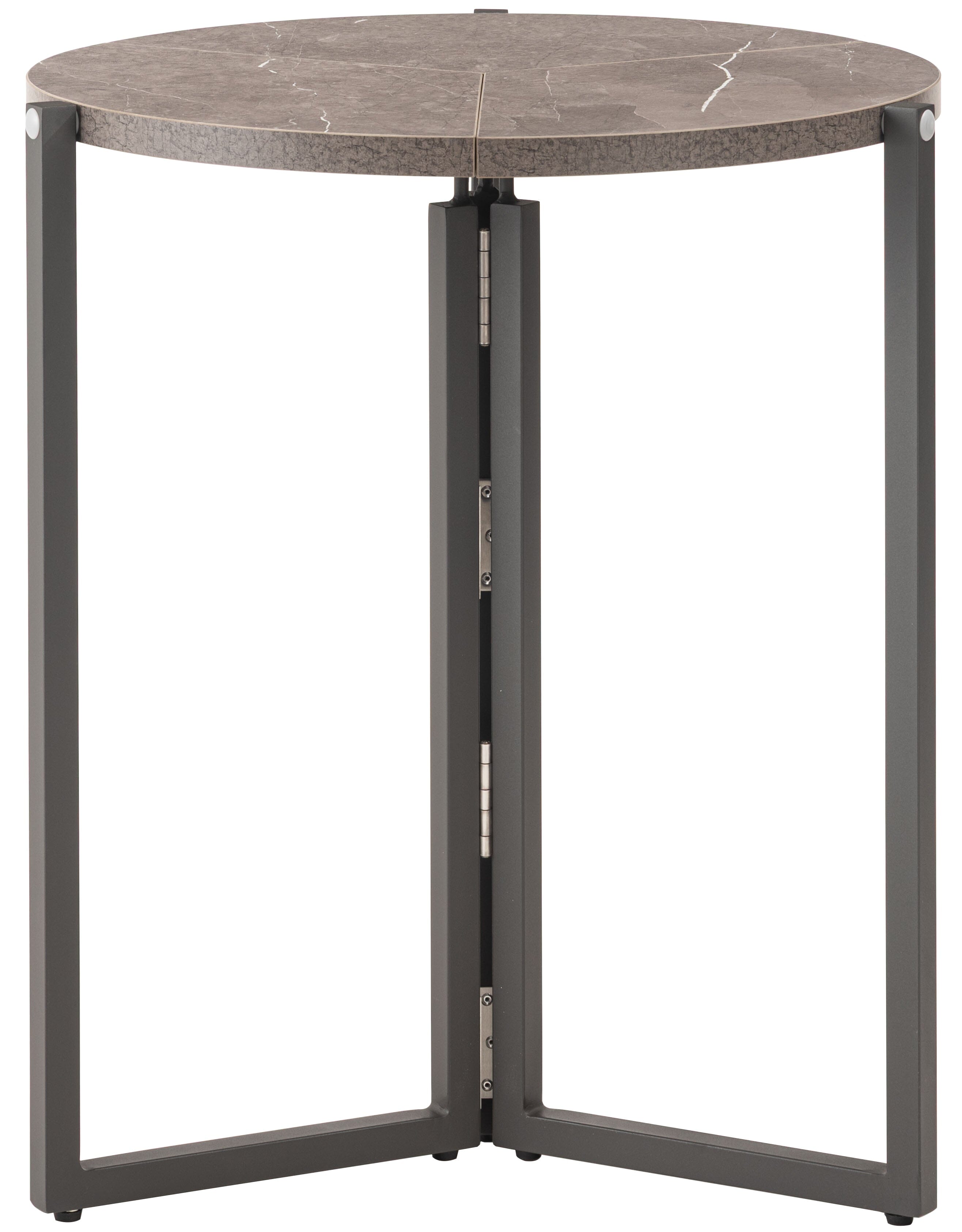 Folding Table Round  60 Gray