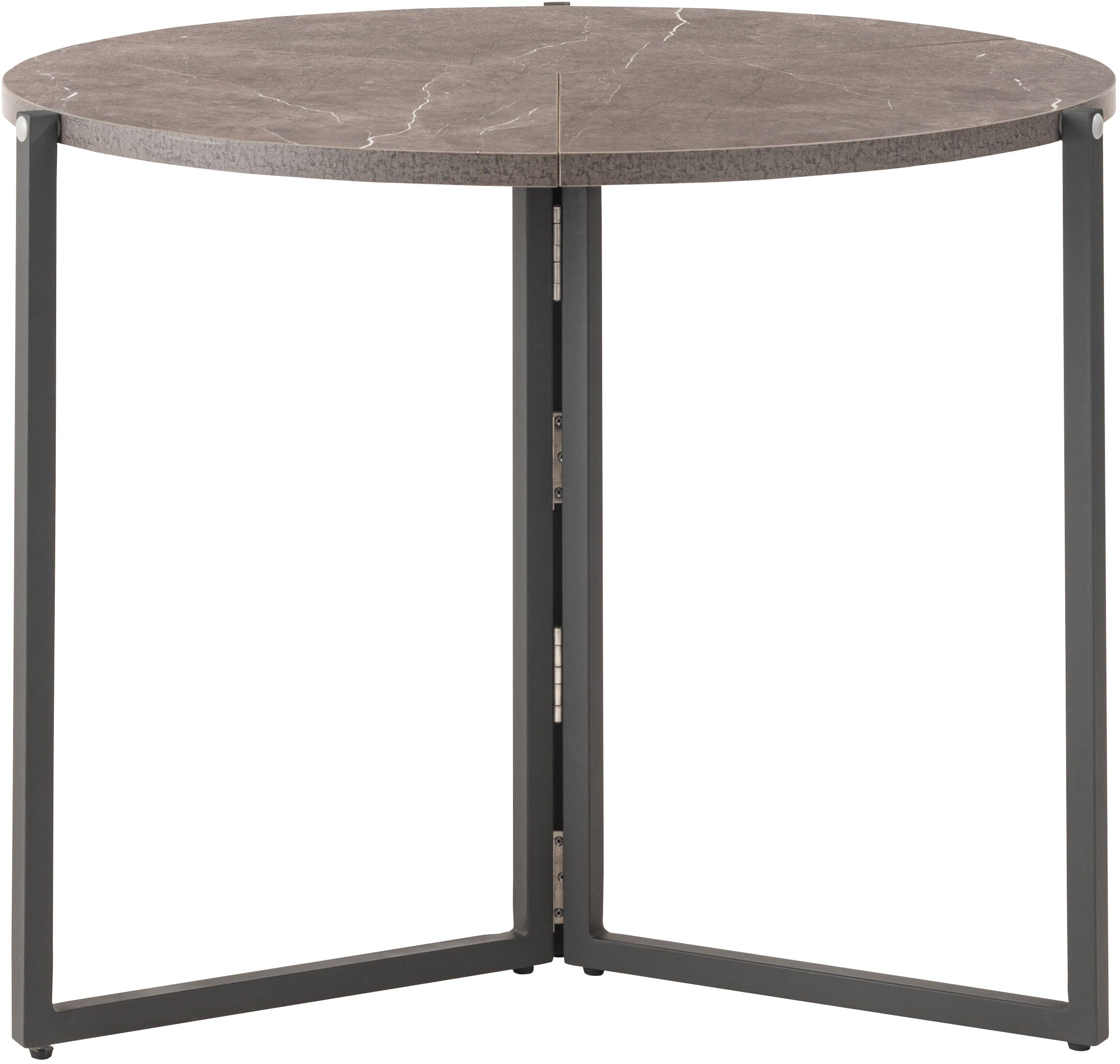Folding Table Round  90 Gray
