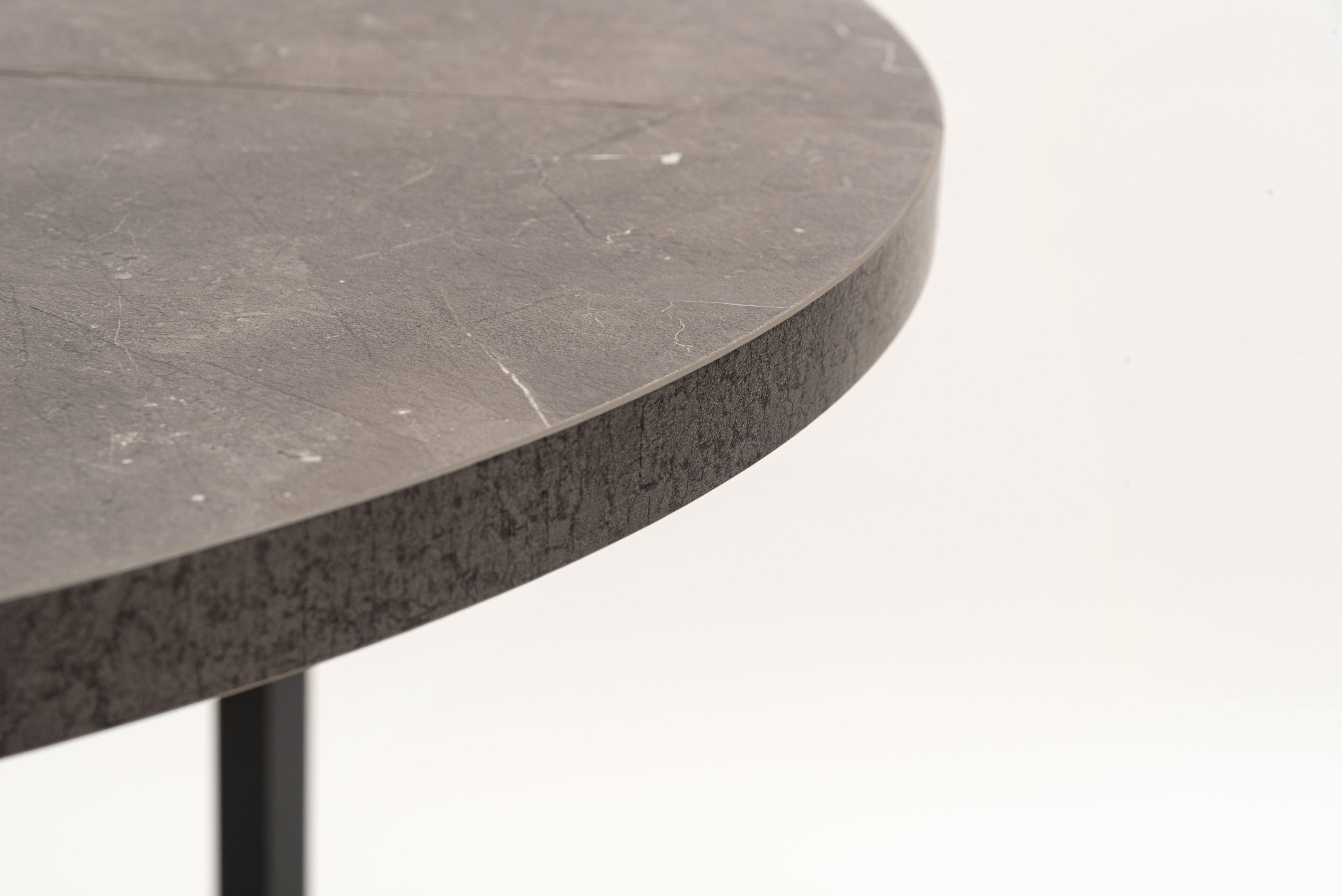 Folding Table Round  90 Gray