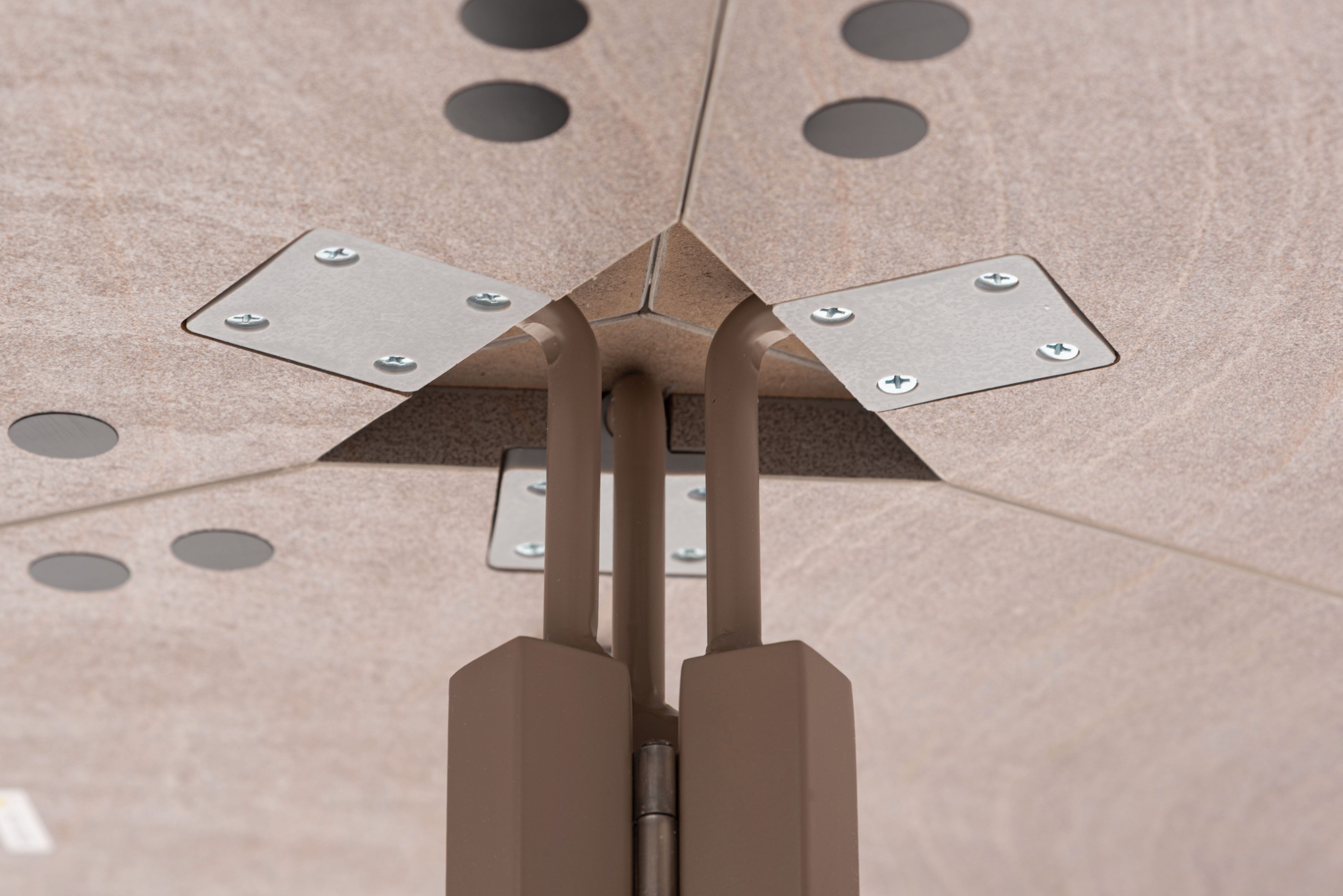 Folding Table Round  90 Beige