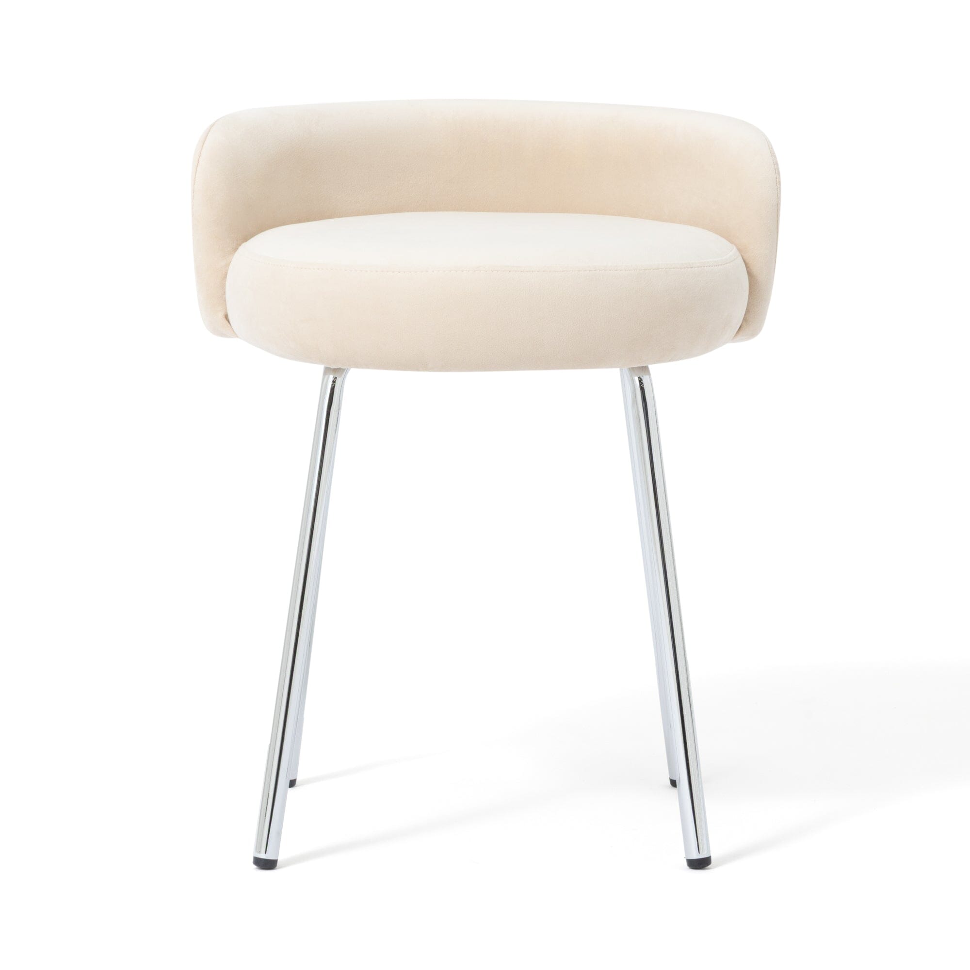 Plumor Stool Light Beige X Silver