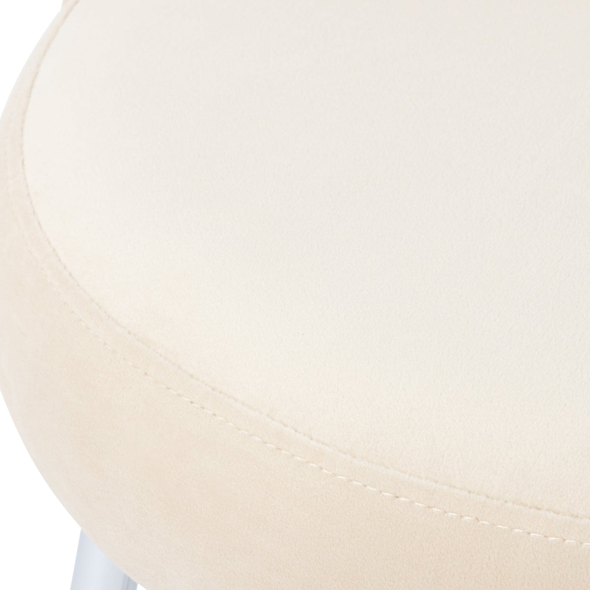 Plumor Stool Light Beige X Silver