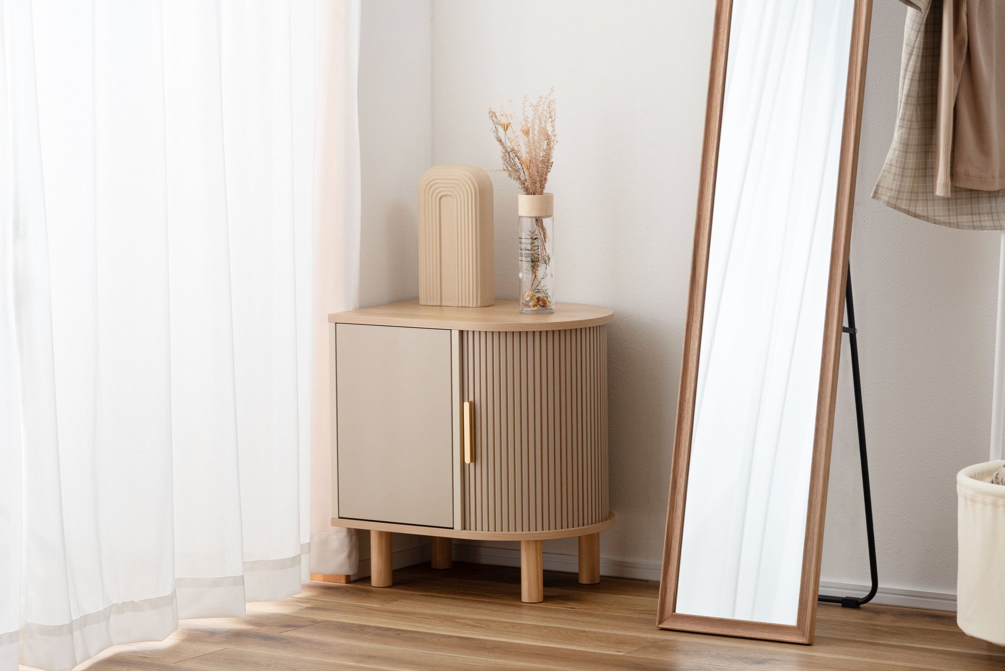 Side Cabinet Beige