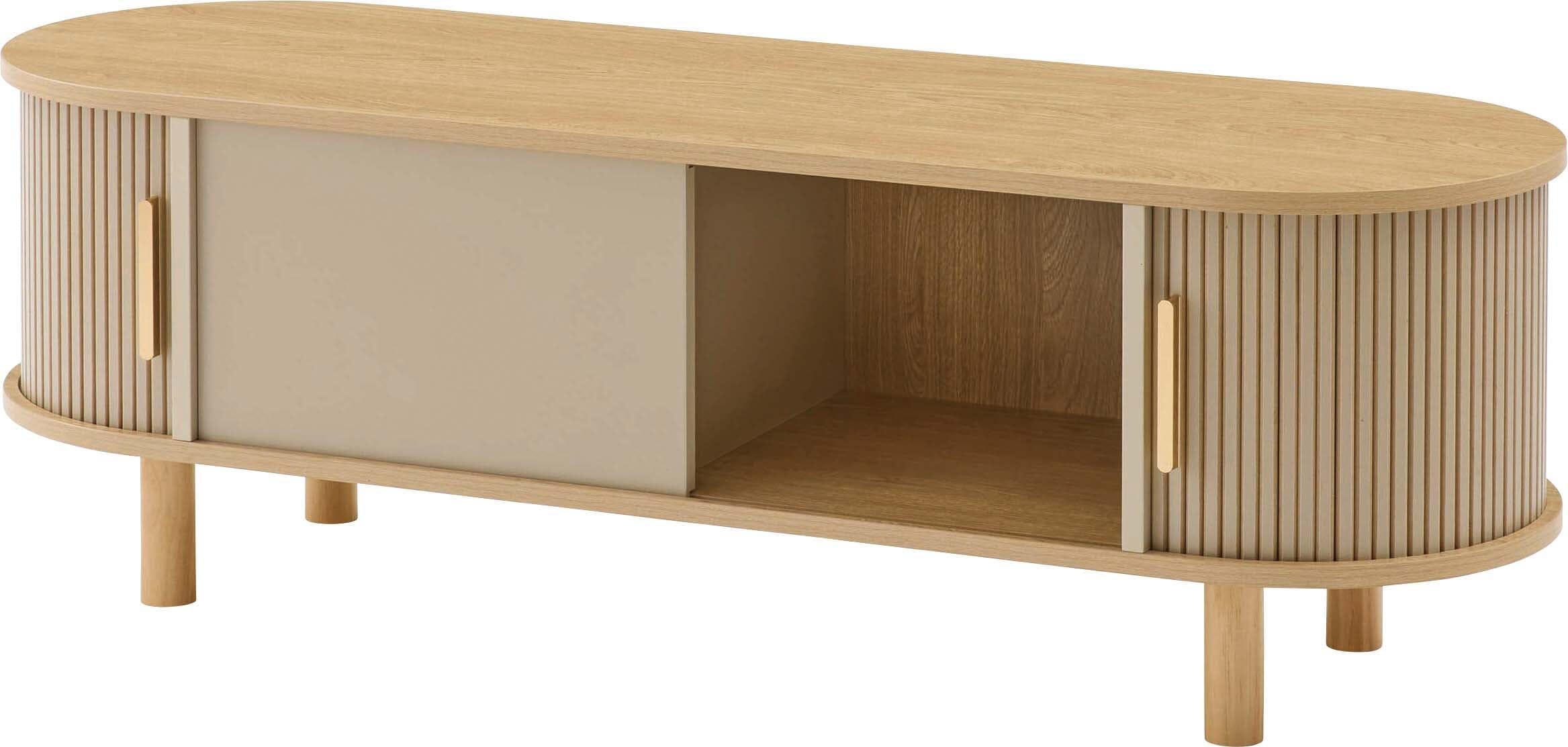 Lowboard TV Board Beige