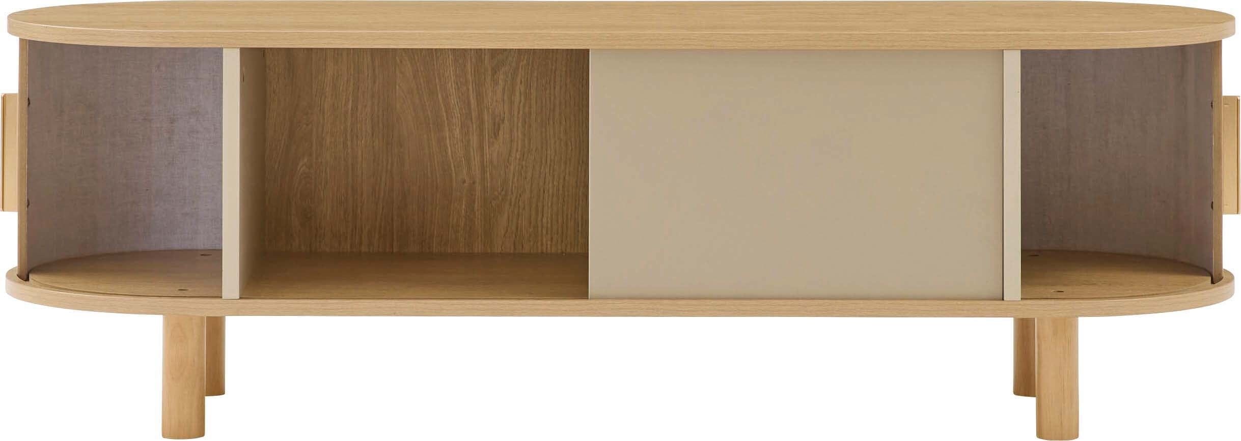 Lowboard TV Board Beige