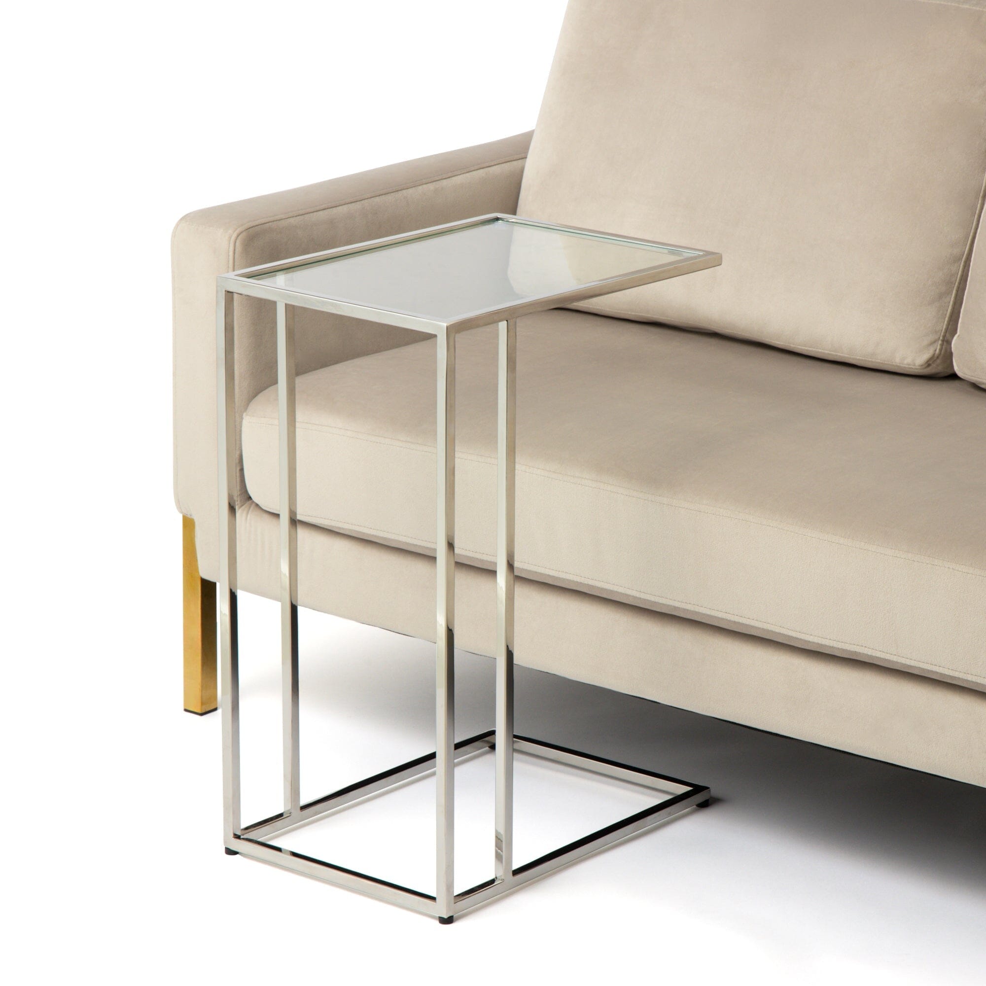 Reine Side Table Silver