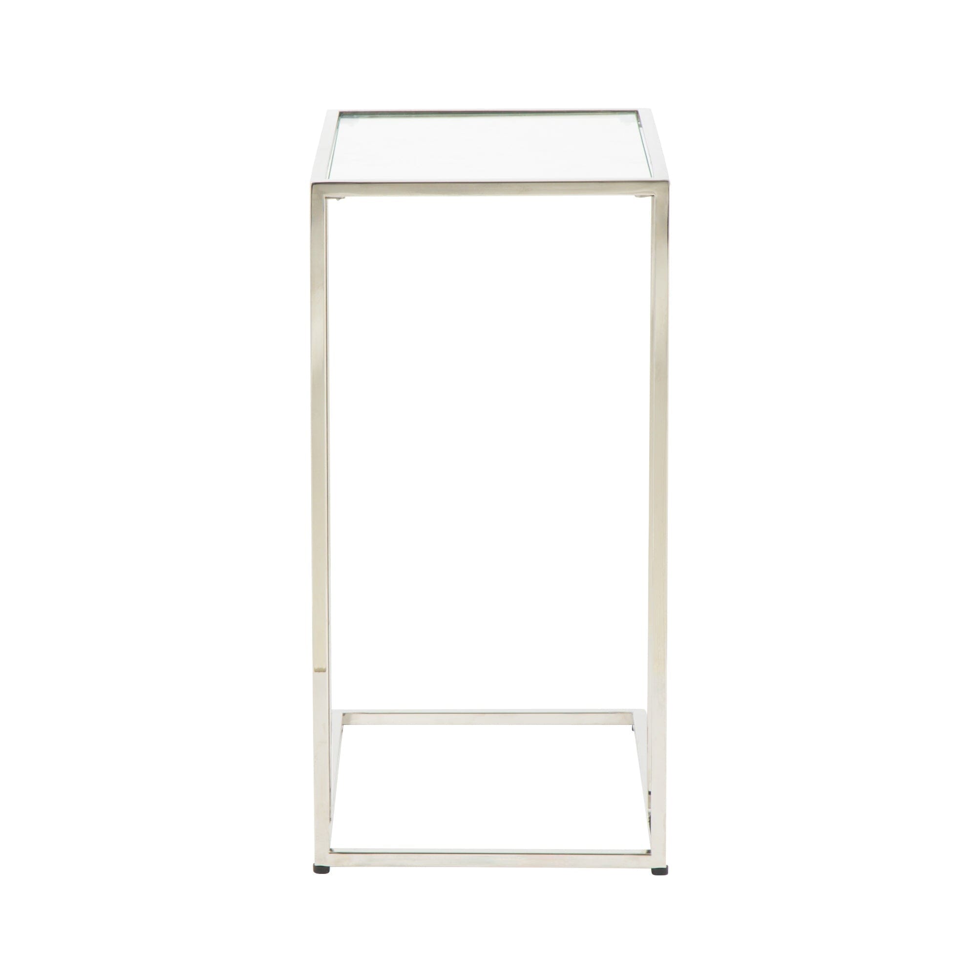 Reine Side Table Silver