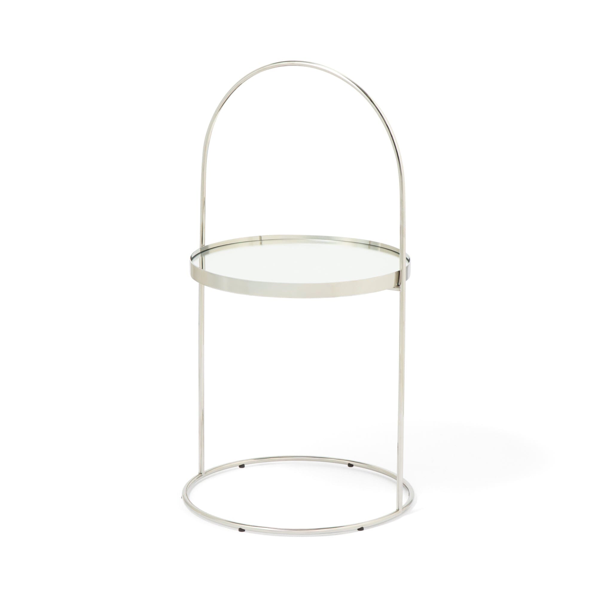 Porta Side Table Silver