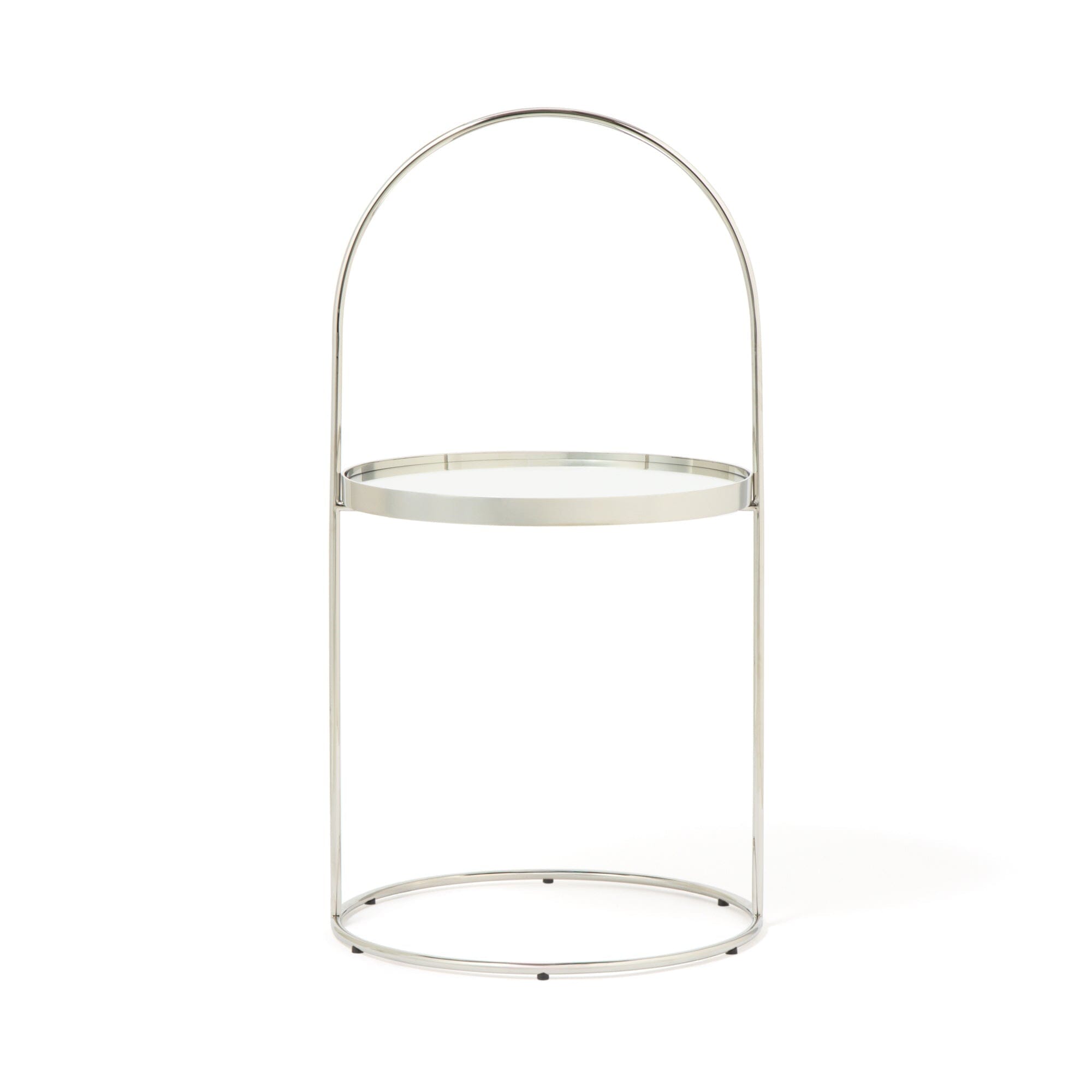 Porta Side Table Silver