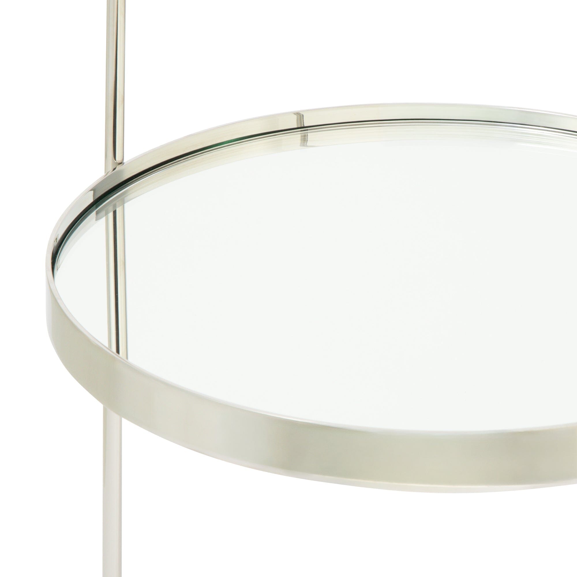 Porta Side Table Silver