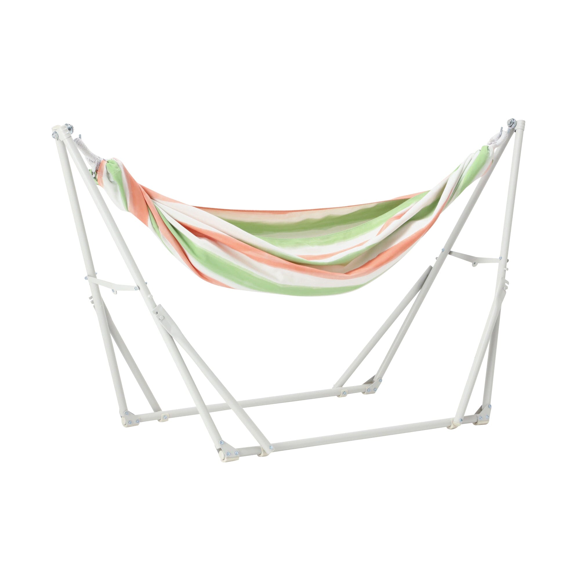 Levent 3Way Hammock Striped Green/Pink X White