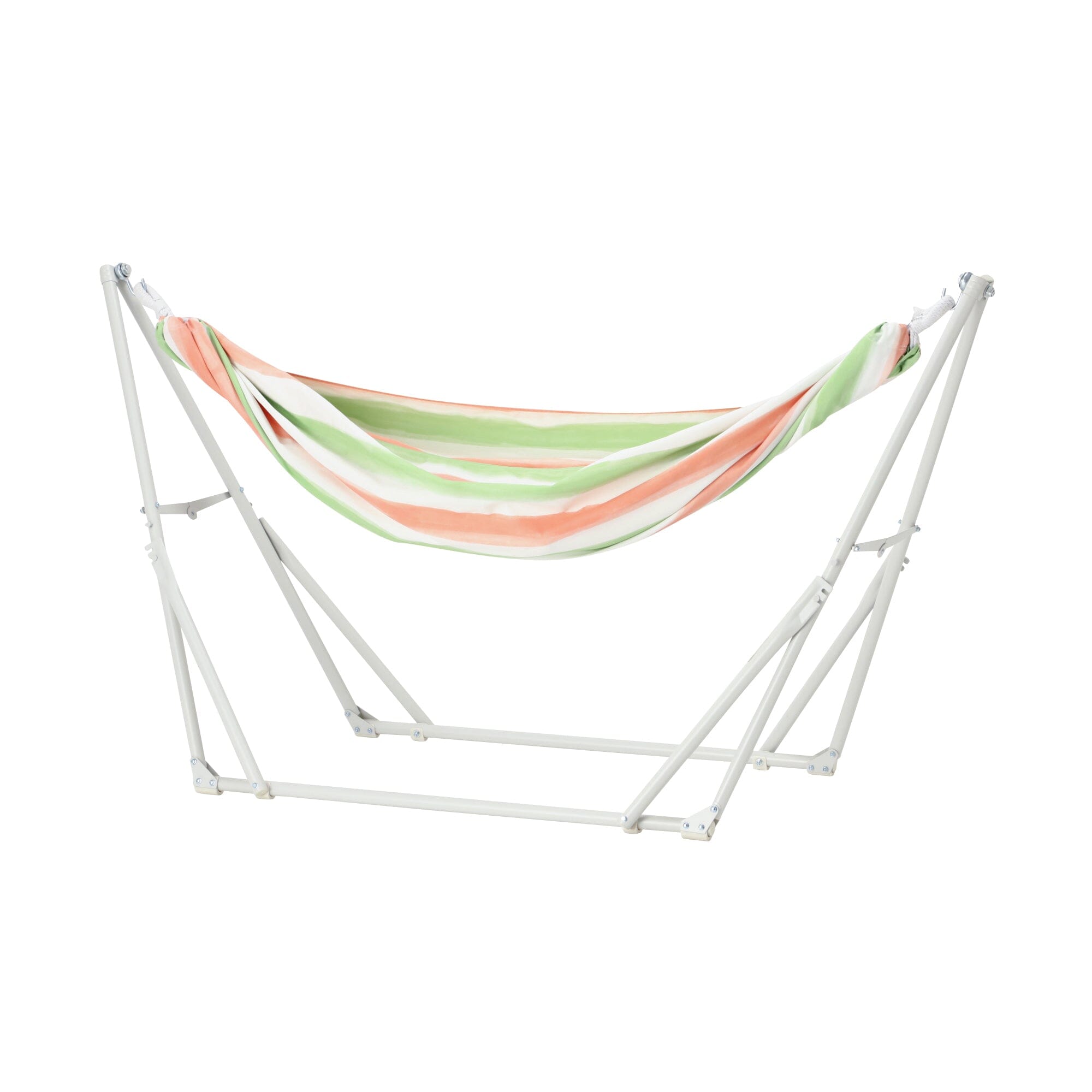 Levent 3Way Hammock Striped Green/Pink X White