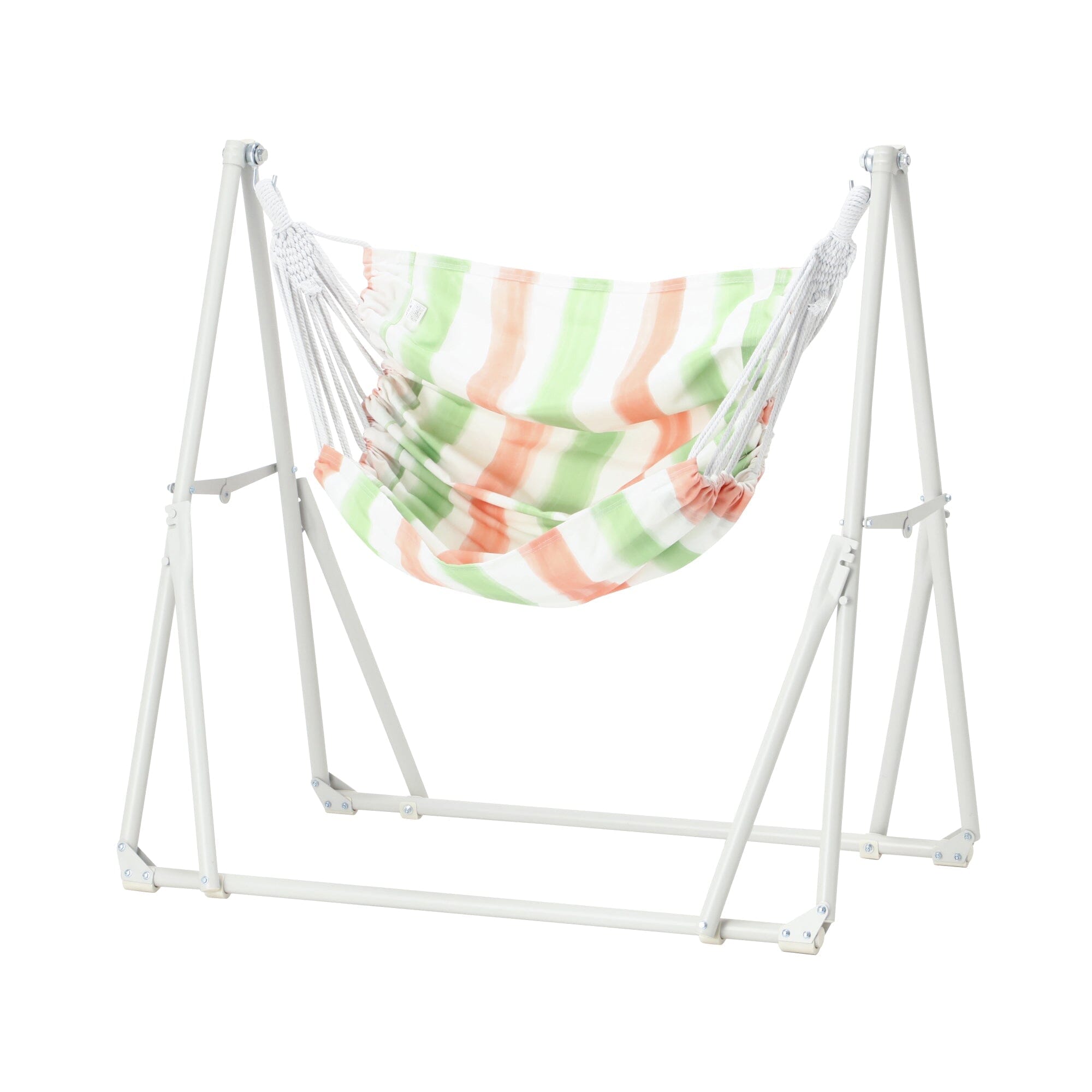 Levent 3Way Hammock Striped Green/Pink X White