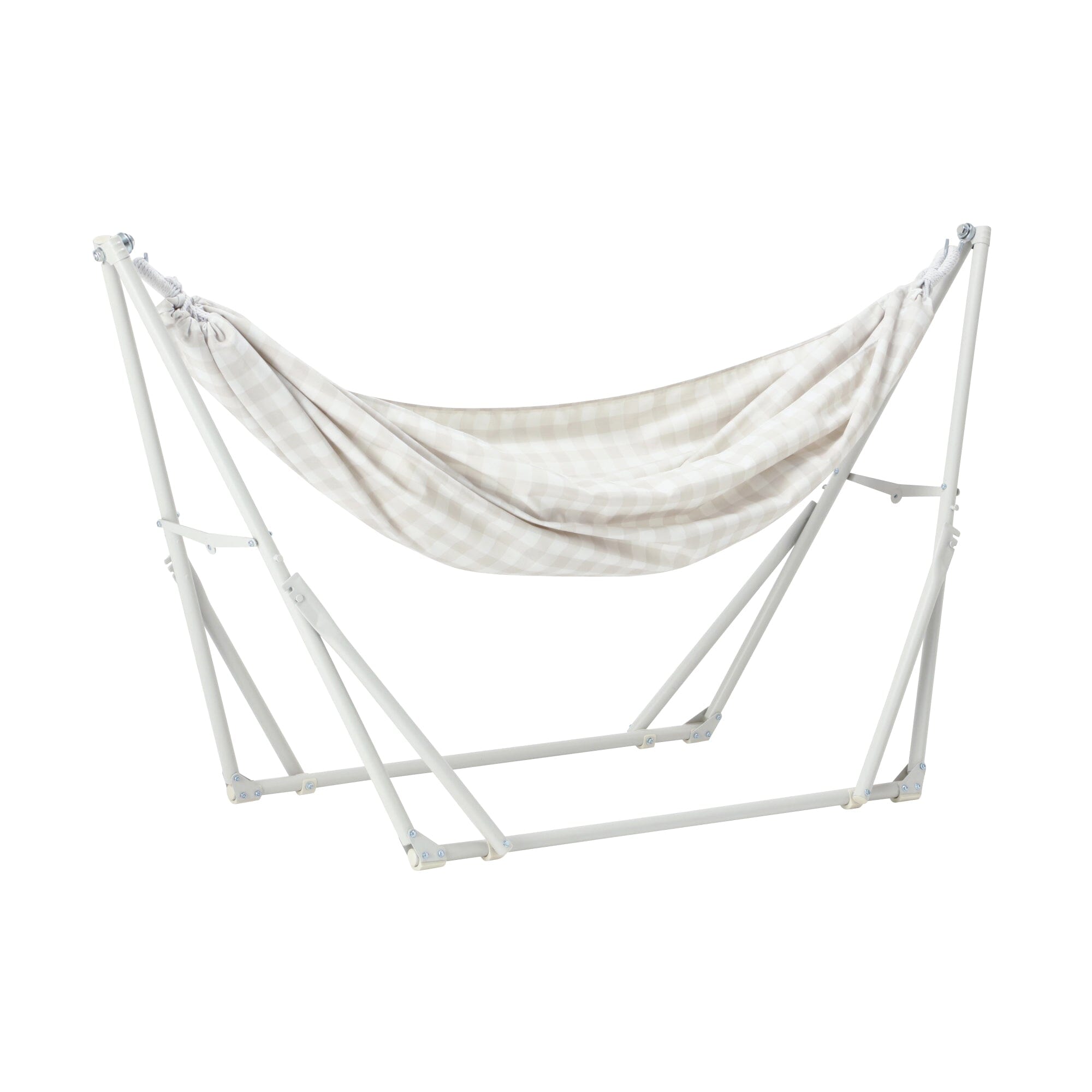 Levent 3Way Hammock Check Beige X White