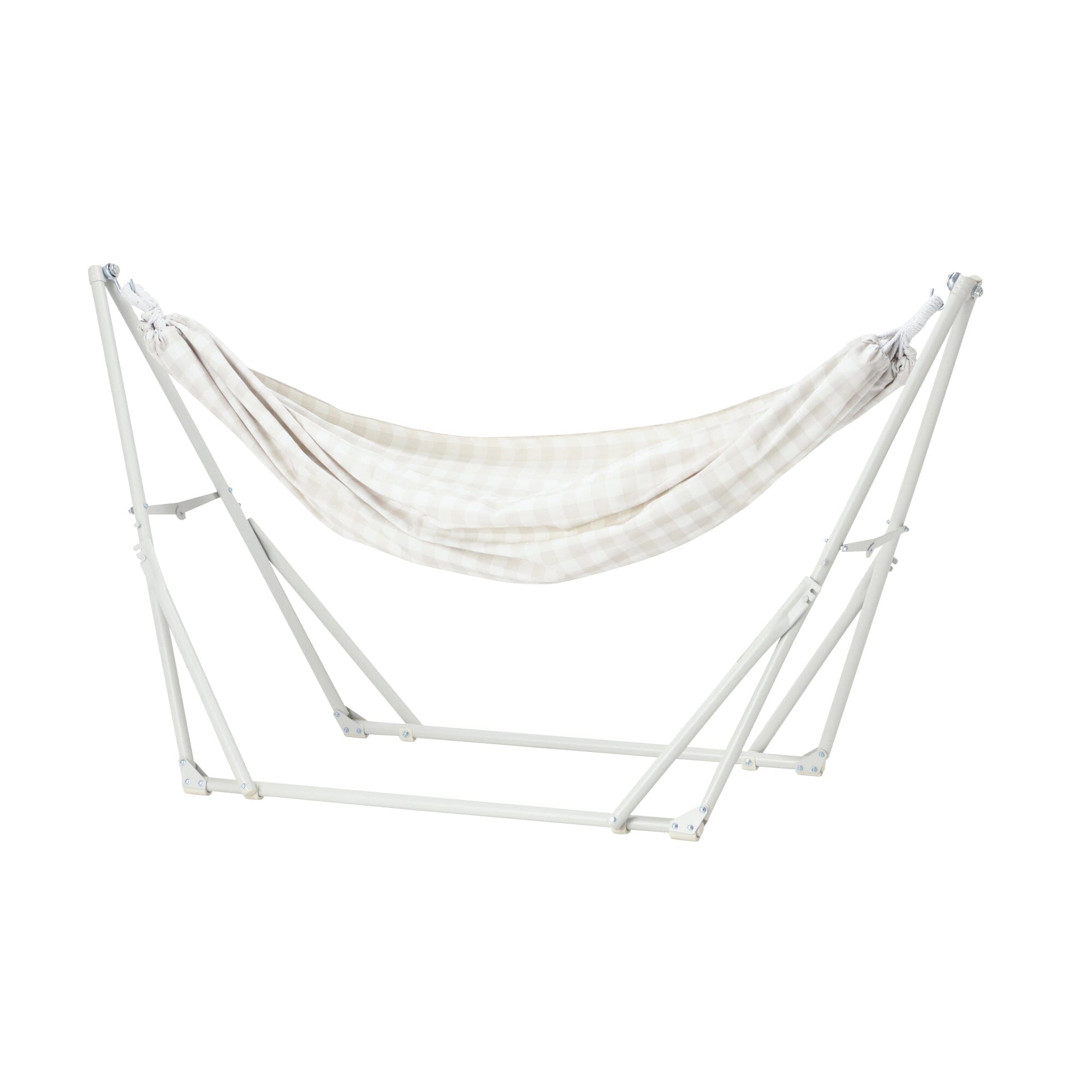 Levent 3Way Hammock Check Beige X White