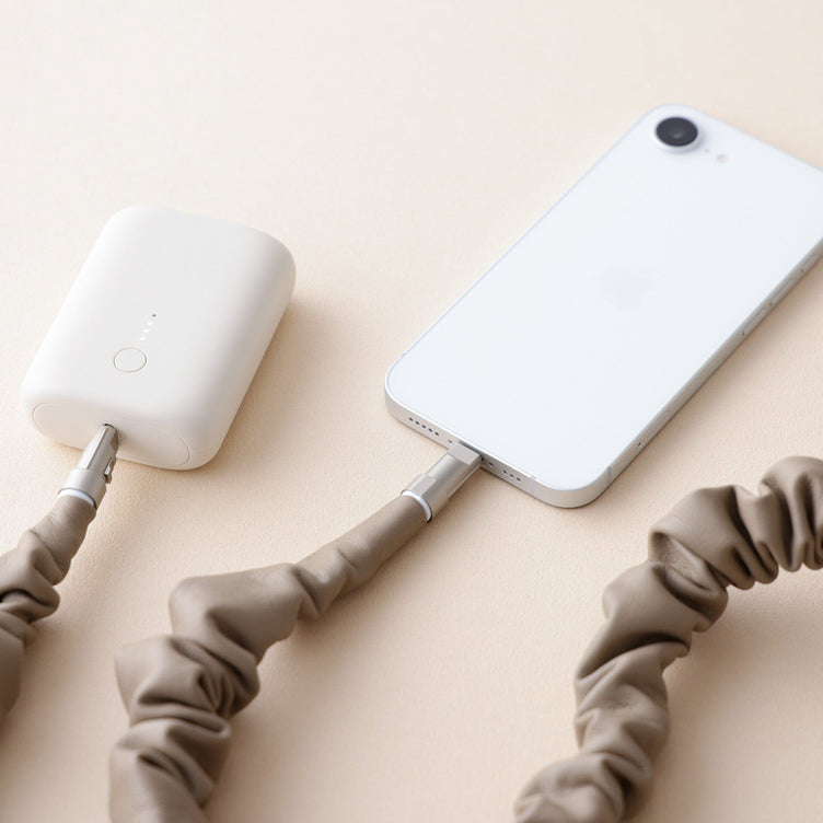 Smartphone Strap Usb Cable Ivory