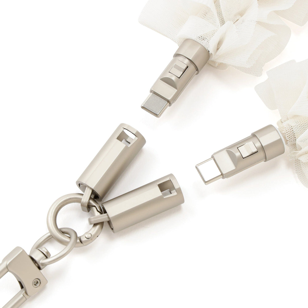 Smartphone Strap Usb Cable White