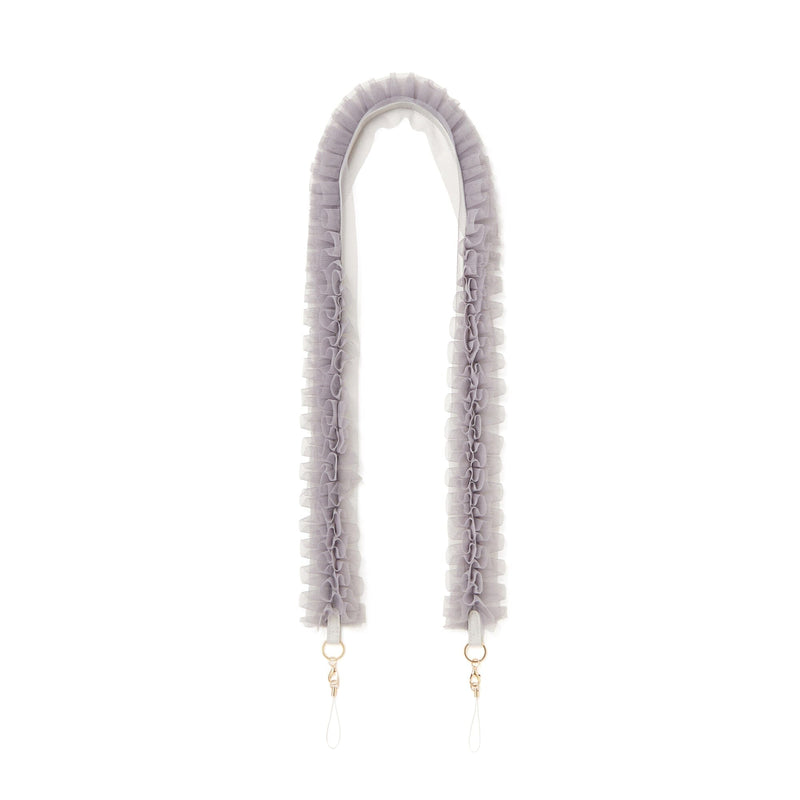 FRAIS Neck Strap Tulle Grey
