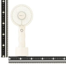 Frais Handy Fan Wave Pearl White
