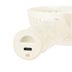 Frais Handy Fan Wave Pearl White