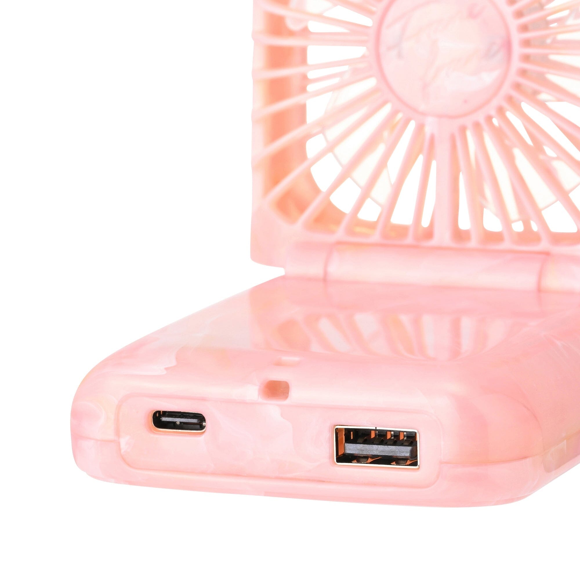 Frais Smart Handy Fan Sheer Marble Pink