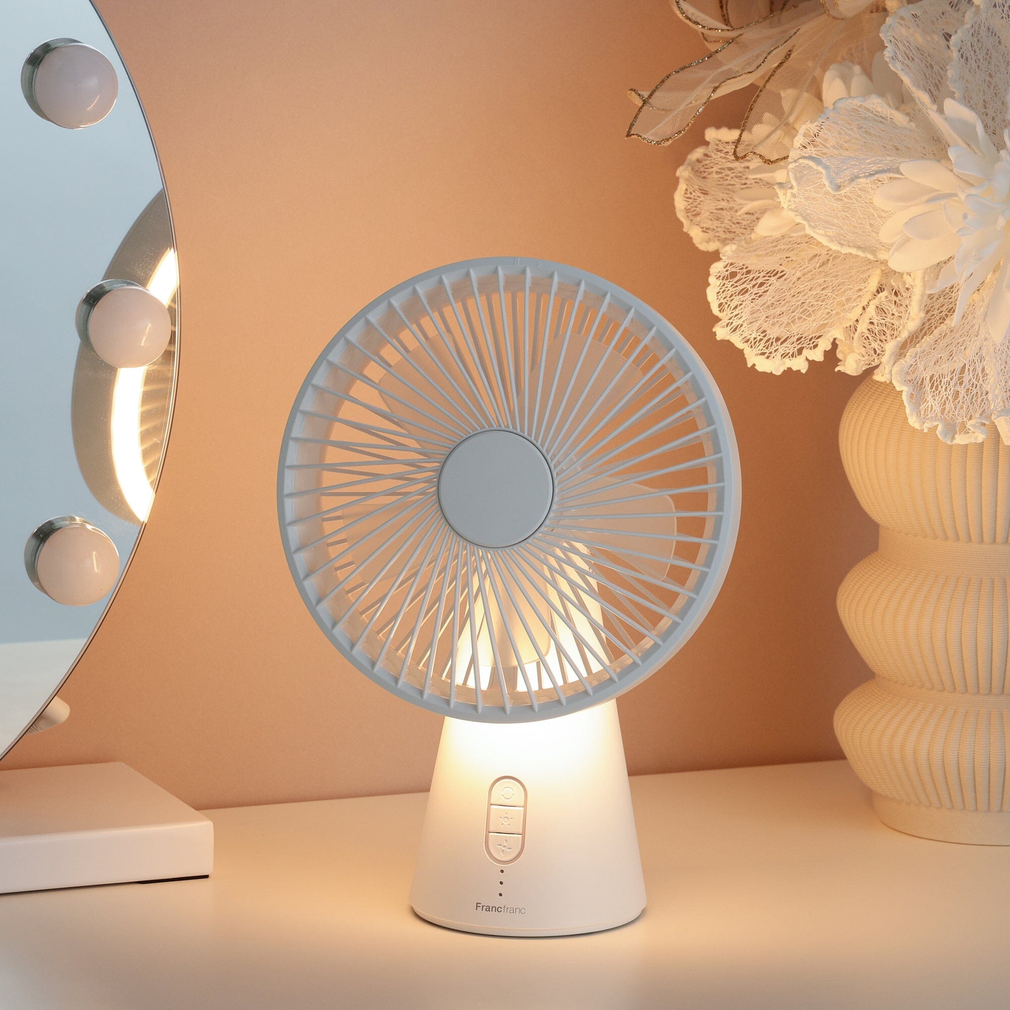 Frais Aroma Desk Fan White
