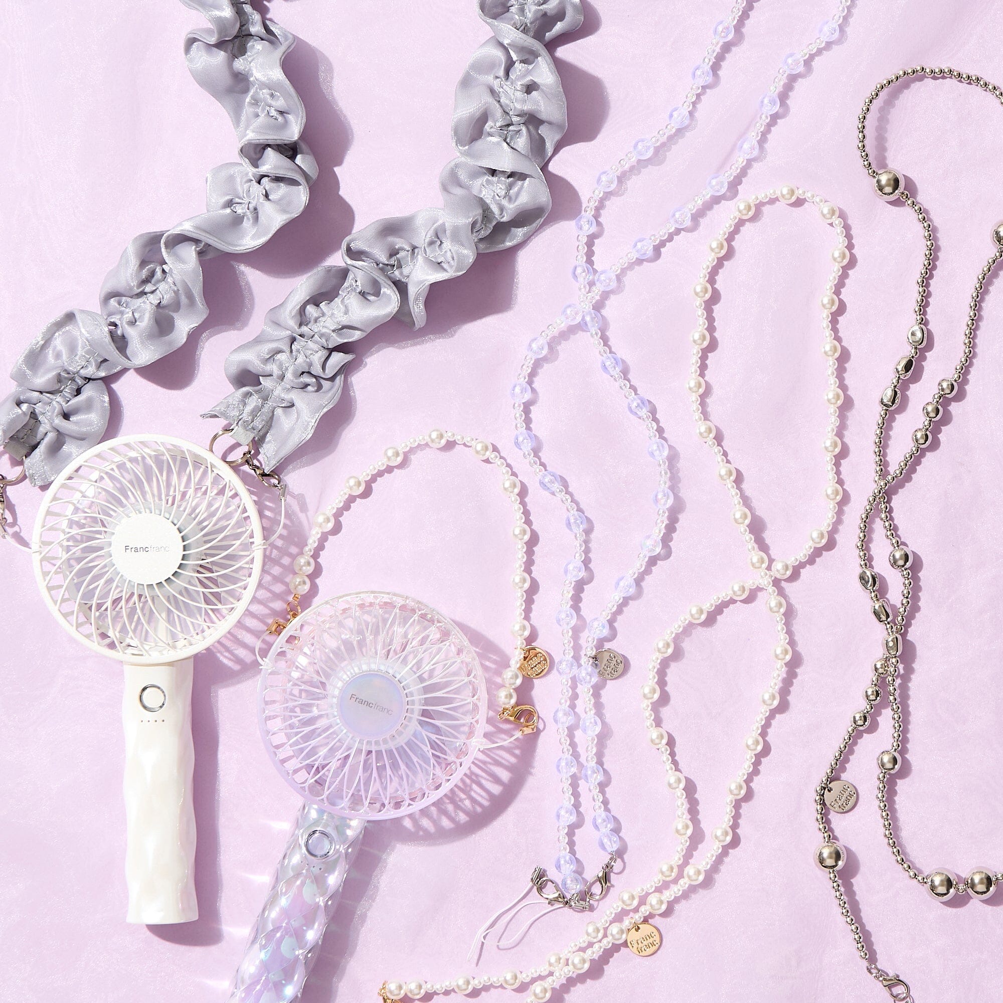 Frais Hand Strap Pearl White