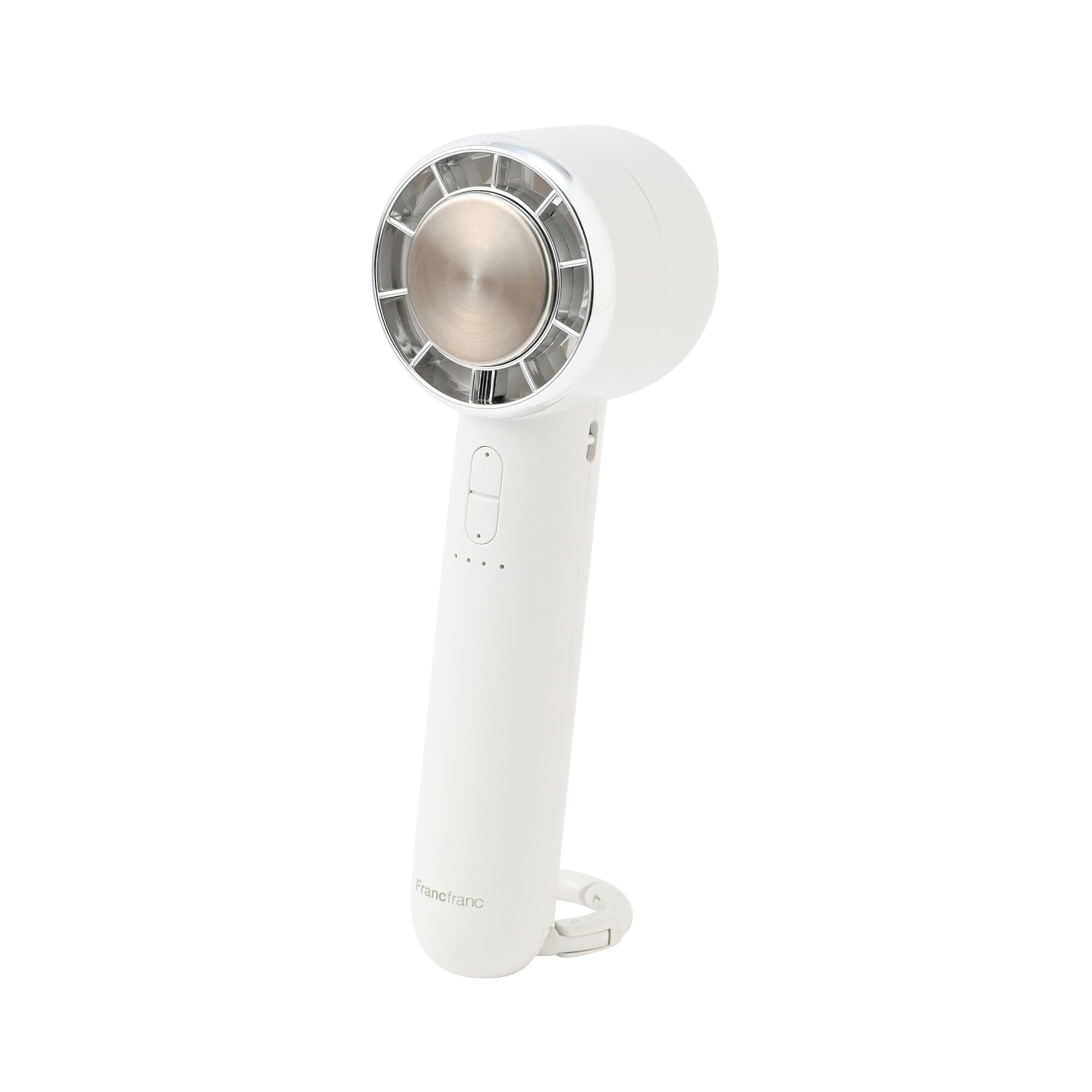 Frais Ice Plate Handy Fan White