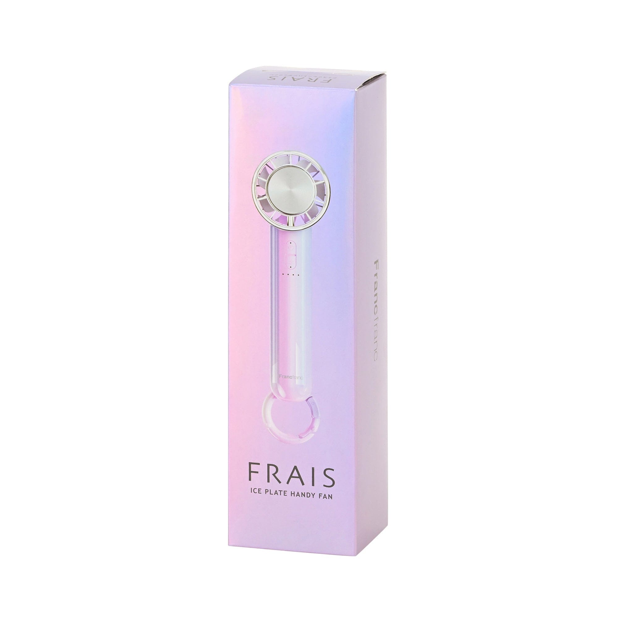 Frais Ice Plate Handy Fan Aurora Purple