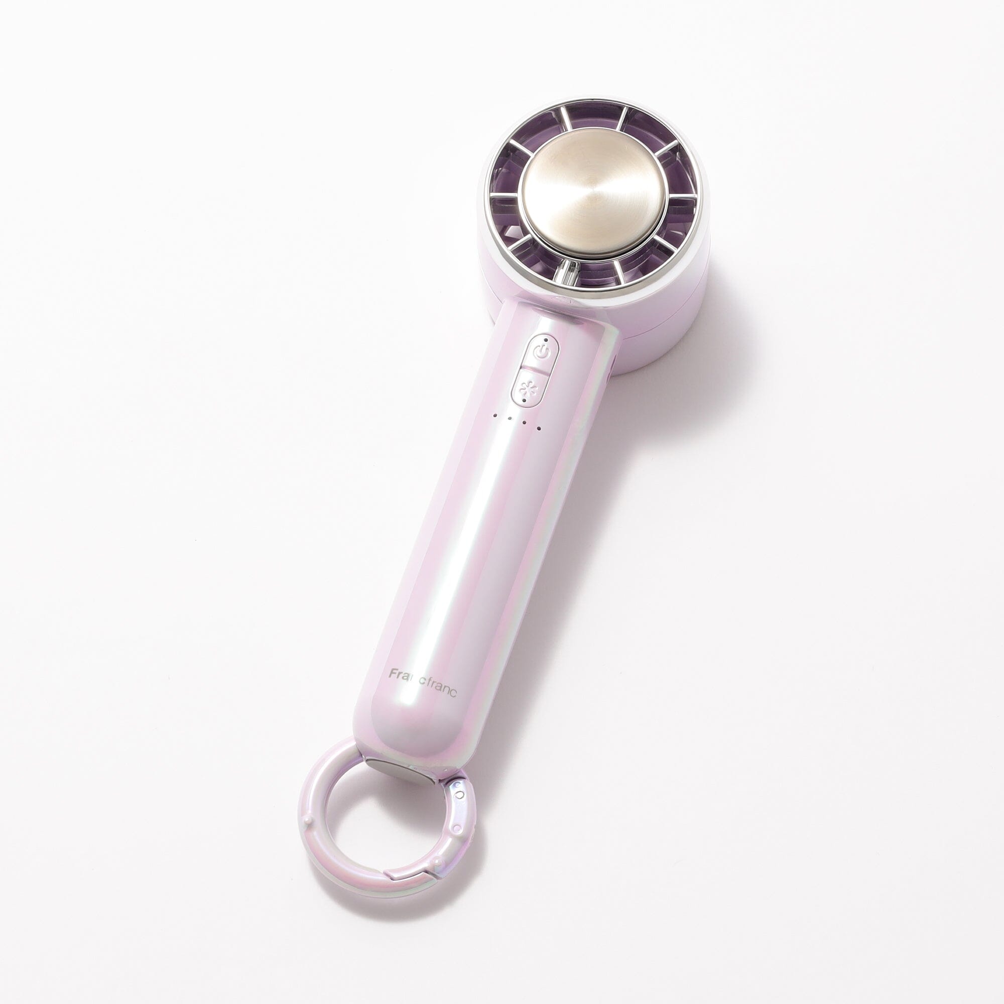 Frais Ice Plate Handy Fan Aurora Purple
