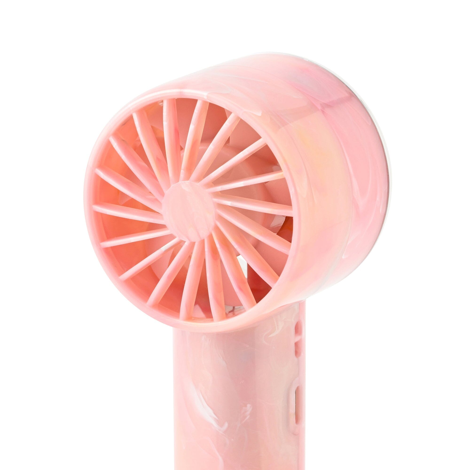Frais Ice Plate Handy Fan Sheer Marble Pink
