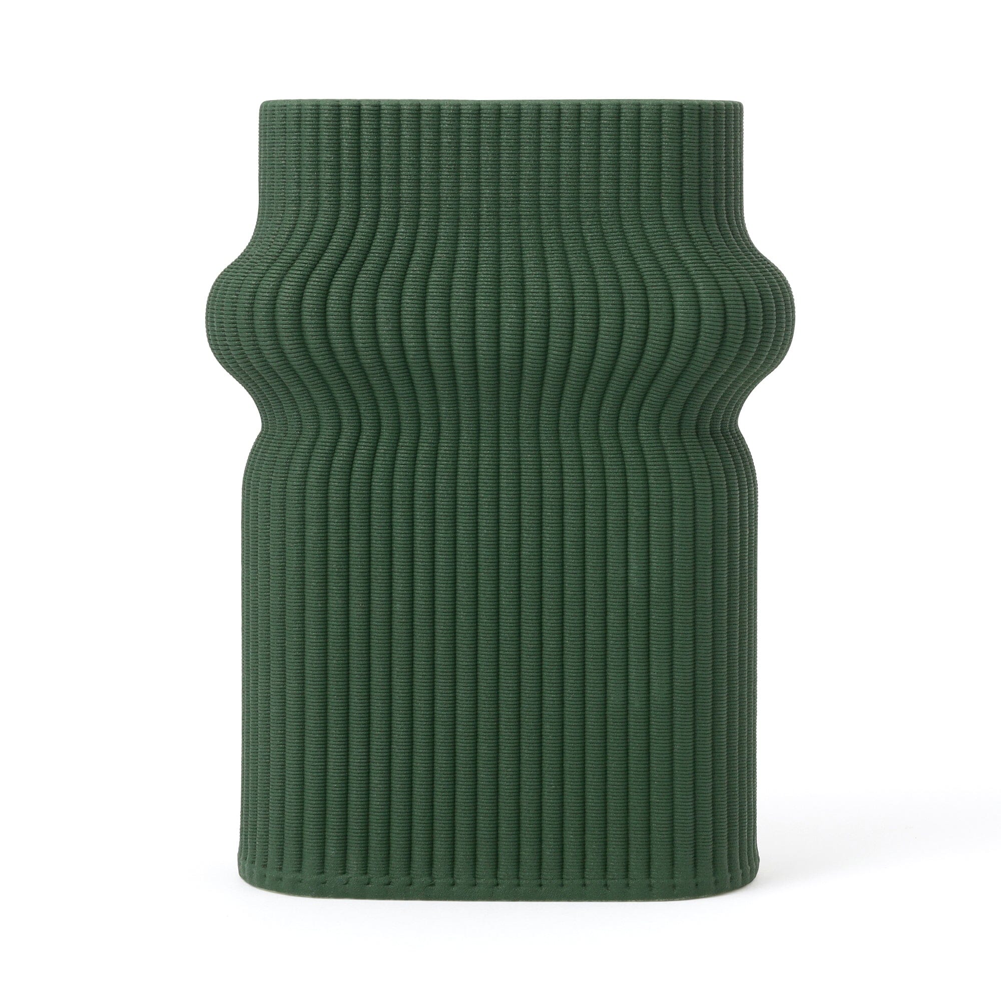 Ceramic 3D Flower Vase Medium Green