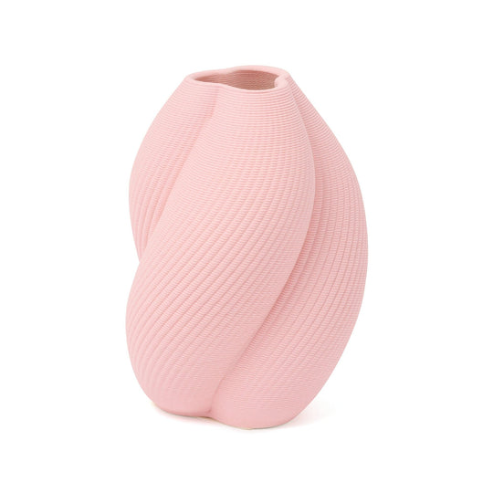 Ceramic 3D Flower Vase Small Pink