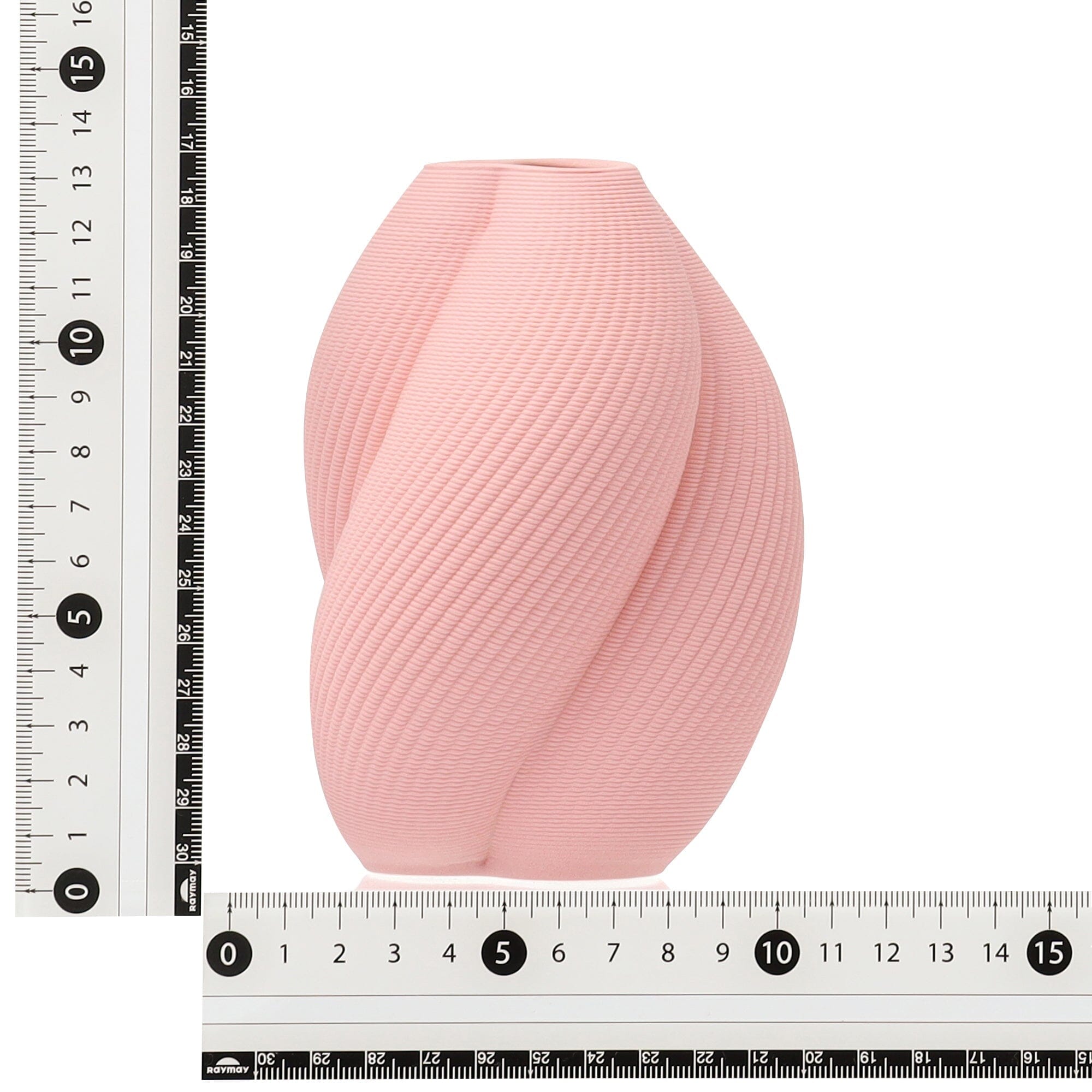 Ceramic 3D Flower Vase Small Pink