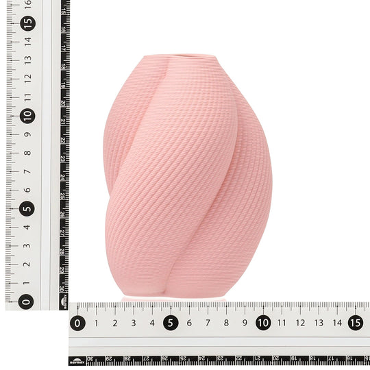 Ceramic 3D Flower Vase Small Pink