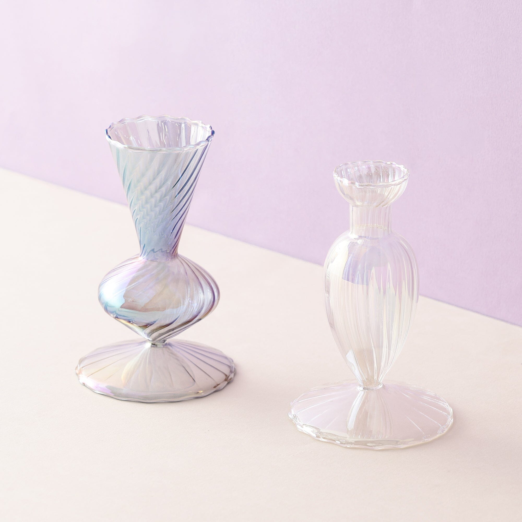 Petit Aurola Flower Vase Clear