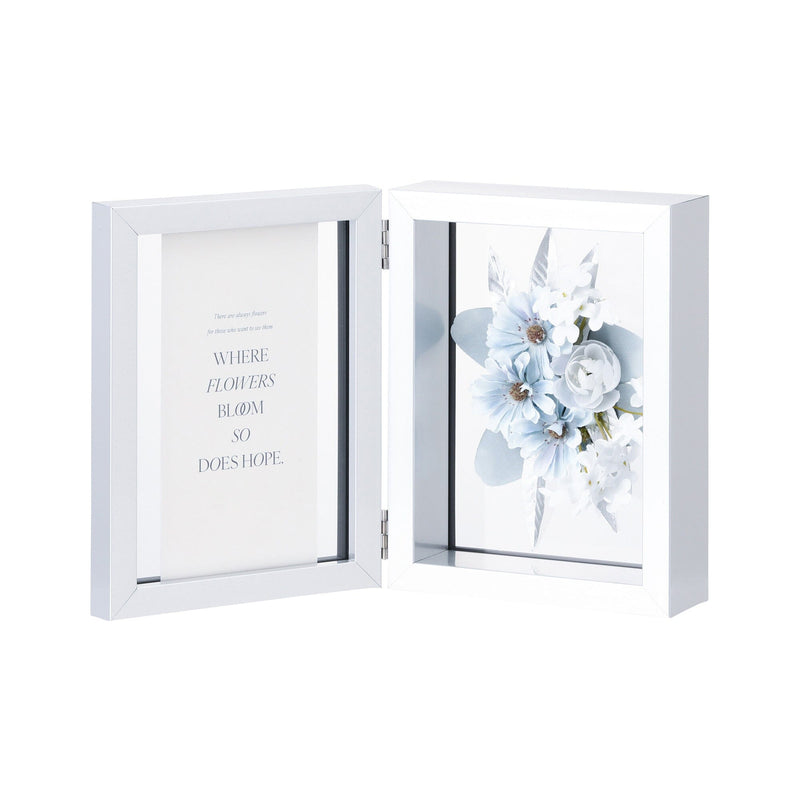 ART 仿真花框藍色