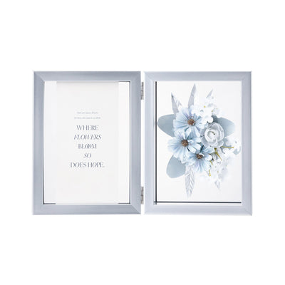 ART 仿真花框藍色